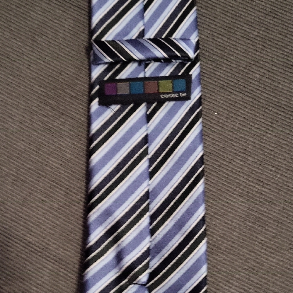 Classic in Blue and Black Stripes